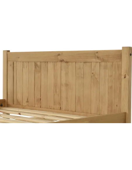 Maya 4FT Bedframe - Distressed Waxed Pine | Murphy Furniture