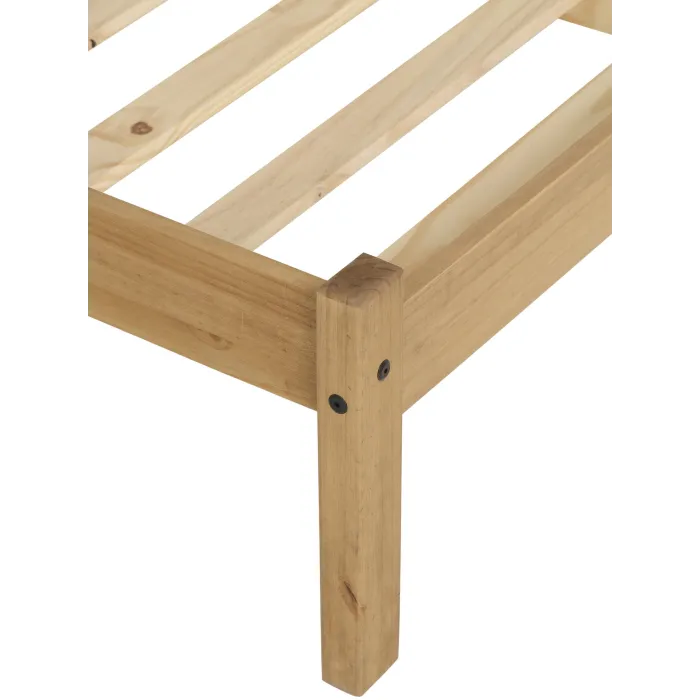 Maya 4FT Bedframe - Distressed Waxed Pine | Murphy Furniture