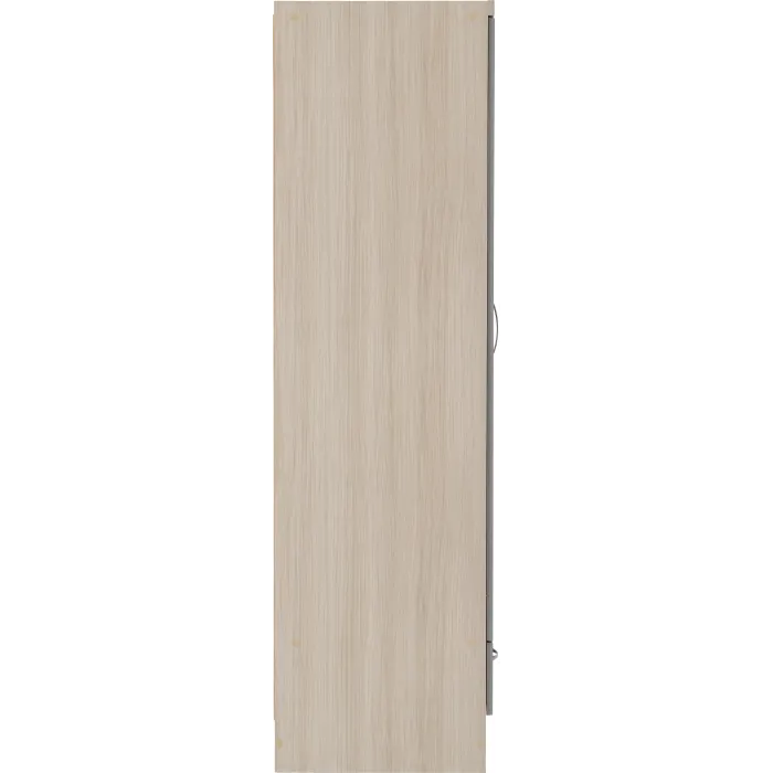 Nevada 2 Door 1 Drawer Wardrobe - Grey G | Murphy Furniture