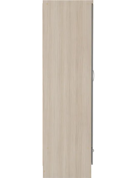 Nevada 2 Door 1 Drawer Wardrobe - Grey G | Murphy Furniture