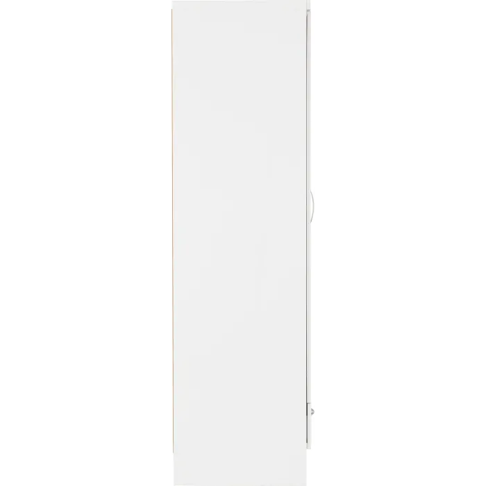 Nevada 2 Door 1 Drawer Wardrobe - White | Murphy Furniture