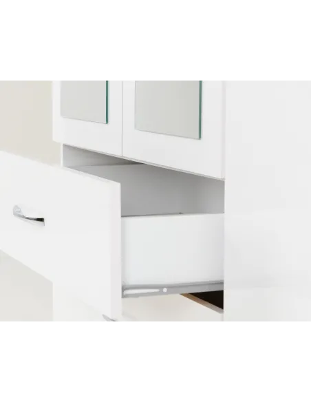 Nevada 3 Door 2 Drawer Wardrobe - White | Murphy Furniture