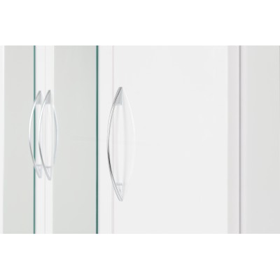 Nevada 3 Door 2 Drawer Wardrobe - White | Murphy Furniture