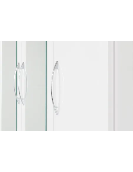 Nevada 3 Door 2 Drawer Wardrobe - White | Murphy Furniture