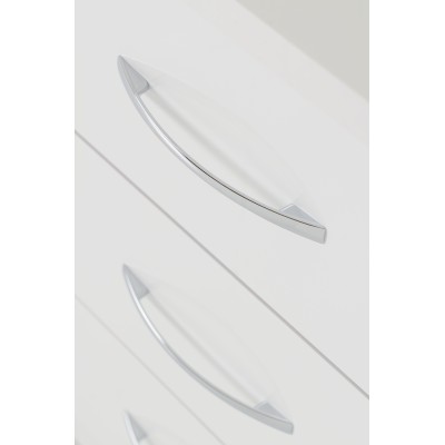 Nevada 3 Drawer Chest - White Gloss | Murphy Furniture