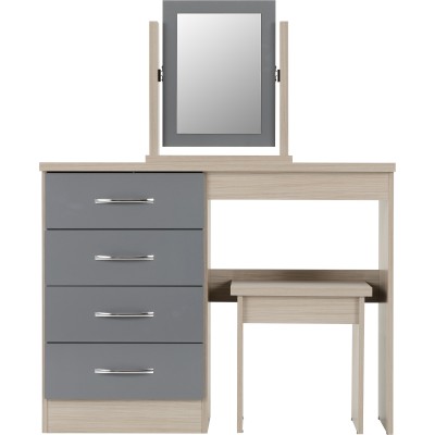 Nevada Dressing Table Set - Grey Gloss/L | Murphy Furniture