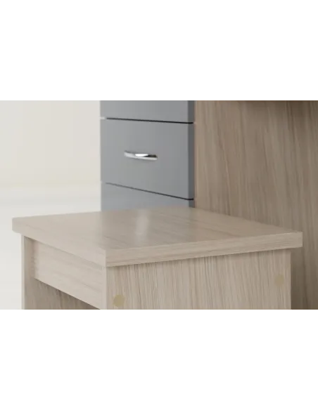 Nevada Dressing Table Set - Grey Gloss/L | Murphy Furniture