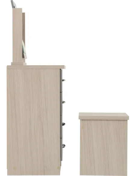 Nevada Dressing Table Set - Grey Gloss/L | Murphy Furniture