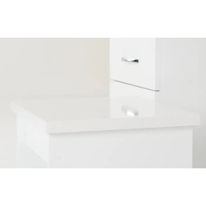 Nevada Dressing Table Set - White Gloss | Murphy Furniture