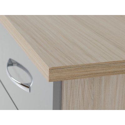 Nevada 5 Drawer Narrow Chest - Grey Glos | Murphy Furniture