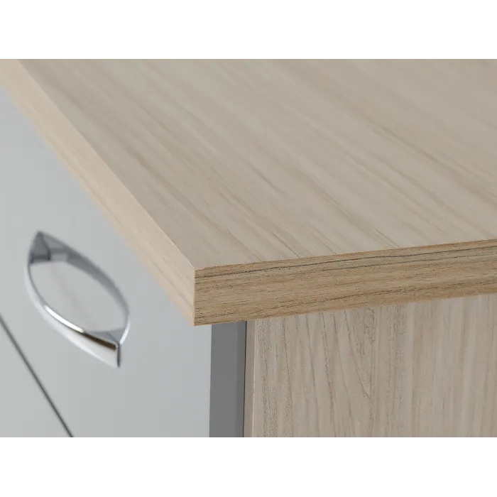 Nevada 5 Drawer Narrow Chest - Grey Glos | Murphy Furniture