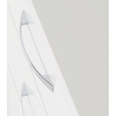 Nevada 5 Drawer Narrow Chest - White Glo | Murphy Furniture