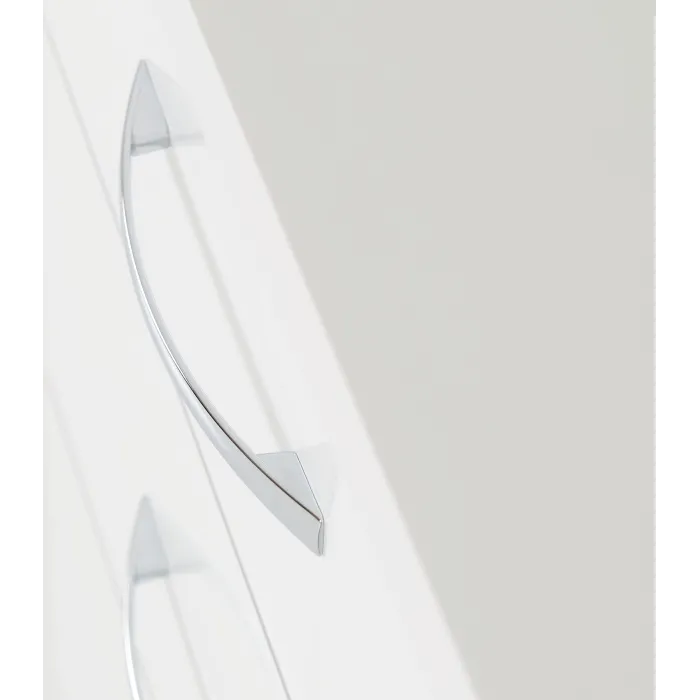 Nevada 5 Drawer Narrow Chest - White Glo | Murphy Furniture