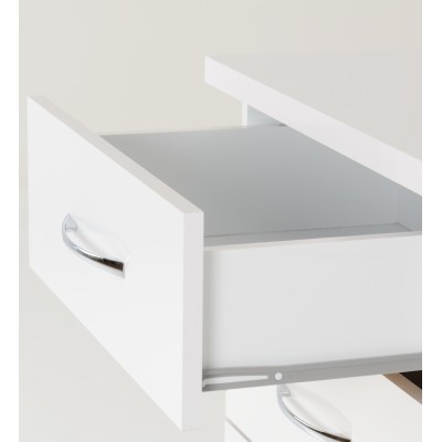 Nevada 5 Drawer Narrow Chest - White Glo | Murphy Furniture