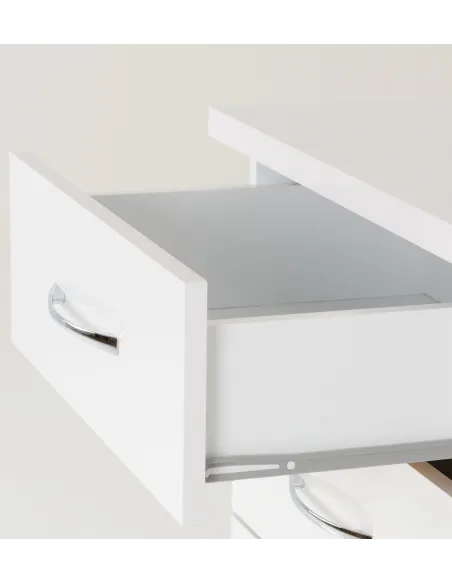 Nevada 5 Drawer Narrow Chest - White Glo | Murphy Furniture