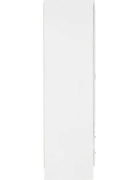 Nevada 6 Door 2 Drawer Wardrobe - White | Murphy Furniture