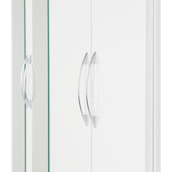 Nevada 6 Door 2 Drawer Wardrobe - White | Murphy Furniture