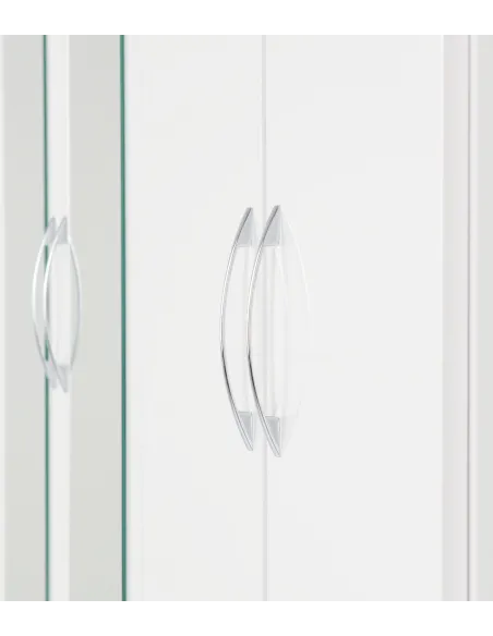 Nevada 6 Door 2 Drawer Wardrobe - White | Murphy Furniture