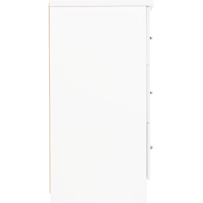 Nevada 6 Drawer Chest - White Gloss | Murphy Furniture