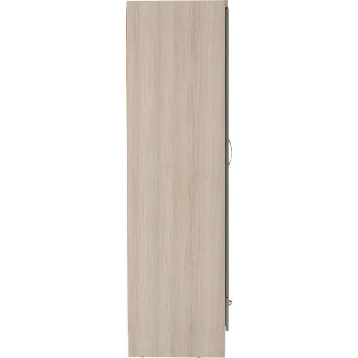 Nevada Mirrored 2 Door Wardrobe - Grey G | Murphy Furniture
