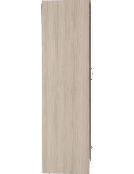 Nevada Mirrored 2 Door Wardrobe - Grey G | Murphy Furniture