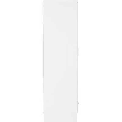 Nevada Mirrored 2 Door Wardrobe - White | Murphy Furniture