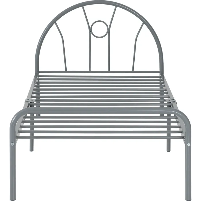Nova 3FT Bed - Silver | Murphy Furniture