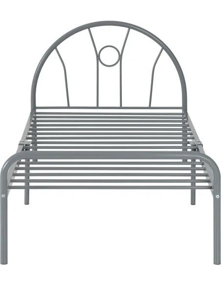Nova 3FT Bed - Silver | Murphy Furniture