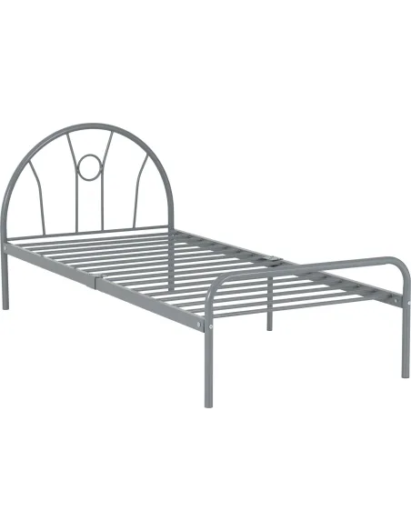 Nova 3FT Bed - Silver | Murphy Furniture