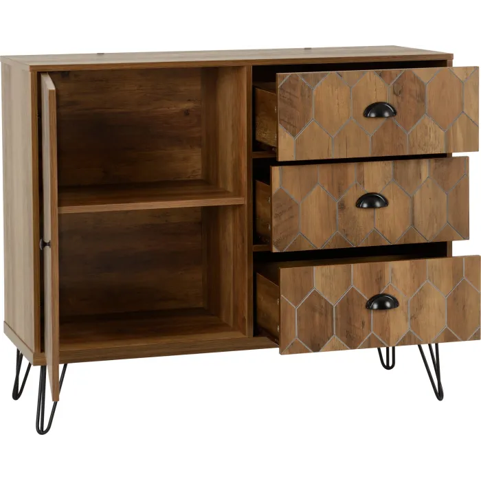 Ottawa 1 Door 3 Drawer Sideboard - Mediu | Murphy Furniture