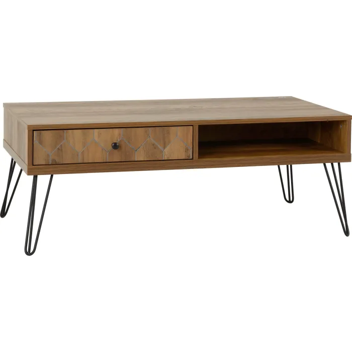 Ottawa 1 Drawer Coffee Table - Medium Oa | Murphy Furniture