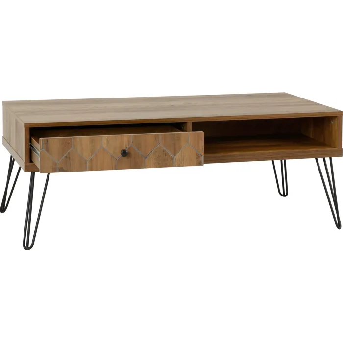 Ottawa 1 Drawer Coffee Table - Medium Oa | Murphy Furniture