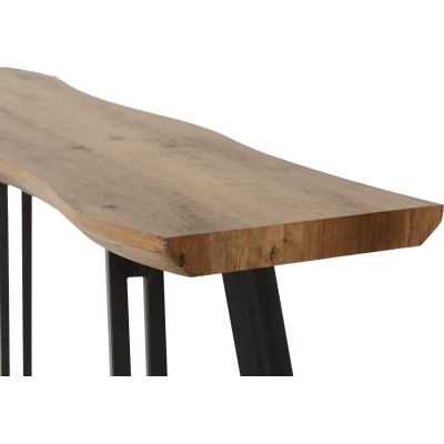 Quebec Wave Edge Console Table - Medium | Murphy Furniture
