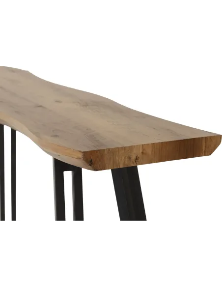 Quebec Wave Edge Console Table - Medium | Murphy Furniture