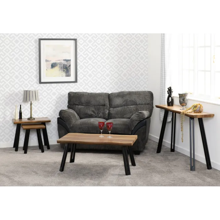 Quebec Wave Edge Console Table - Medium | Murphy Furniture