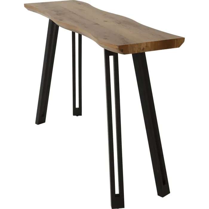 Quebec Wave Edge Console Table - Medium | Murphy Furniture