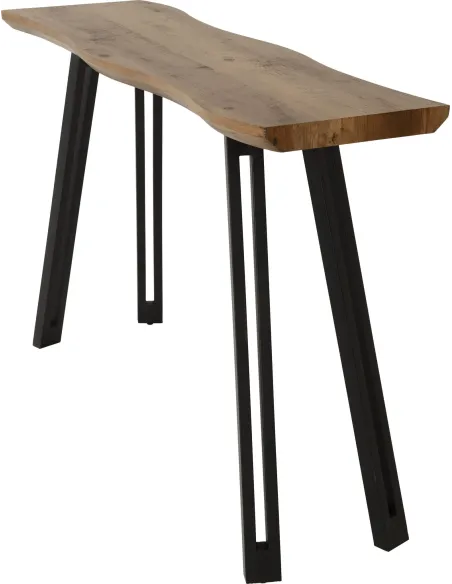 Quebec Wave Edge Console Table - Medium | Murphy Furniture