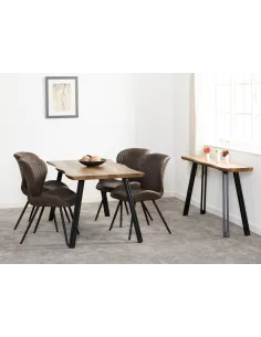 Quebec Wave Edge Console Table - Medium | Murphy Furniture
