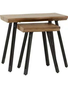 Quebec Wave Edge Nest Of Tables - Medium | Murphy Furniture
