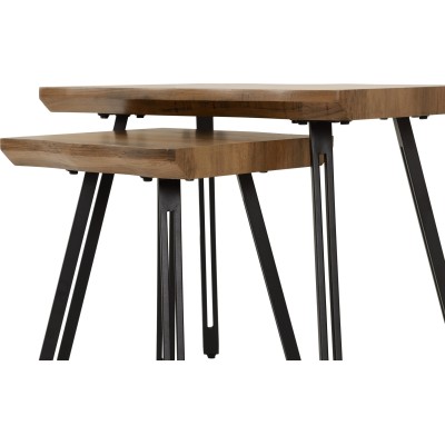 Quebec Wave Edge Nest Of Tables - Medium | Murphy Furniture