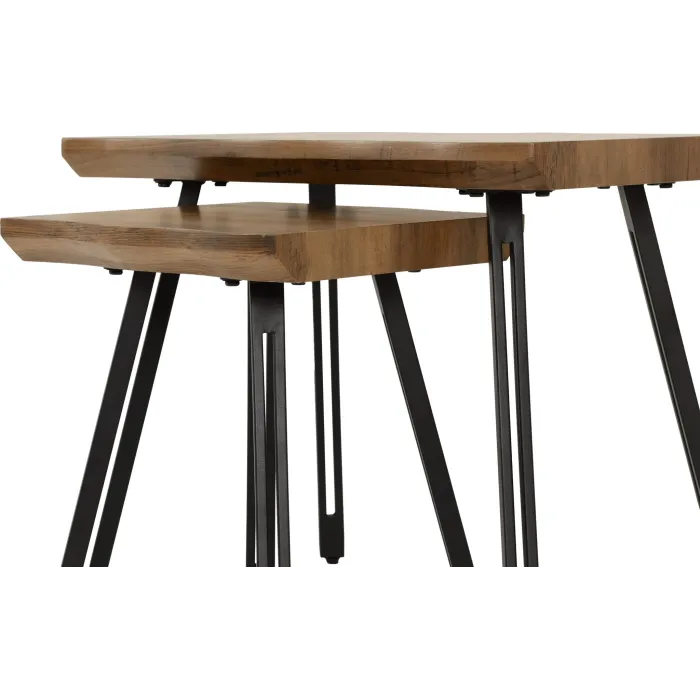 Quebec Wave Edge Nest Of Tables - Medium | Murphy Furniture