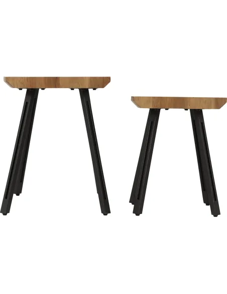 Quebec Wave Edge Nest Of Tables - Medium | Murphy Furniture