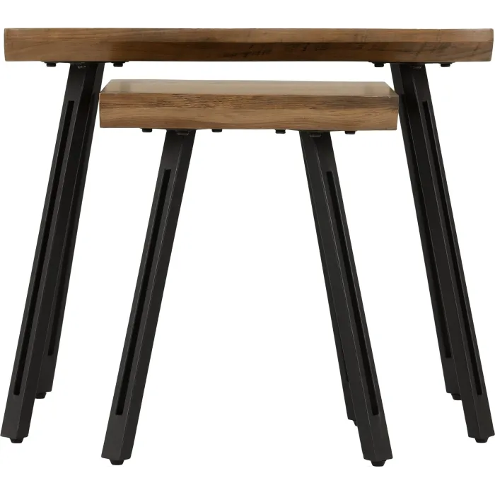Quebec Wave Edge Nest Of Tables - Medium | Murphy Furniture