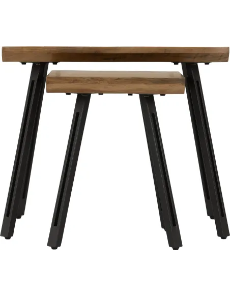 Quebec Wave Edge Nest Of Tables - Medium | Murphy Furniture