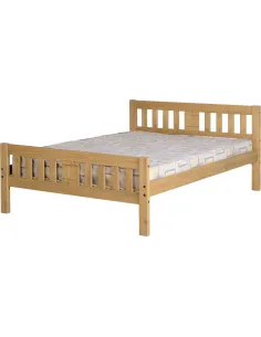 Rio 4FT6 Bed - Distressed Waxed Pine | Murphy Furniture 2
