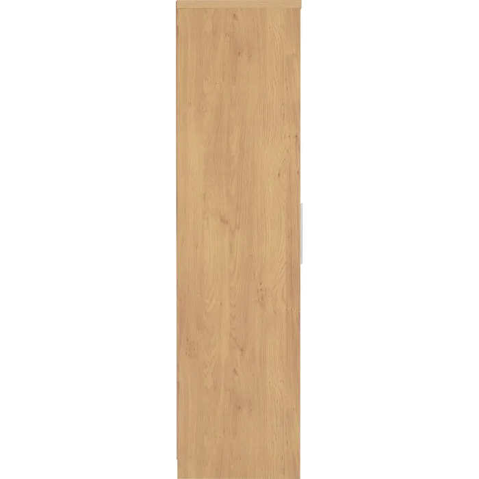 Seville 2 Door Wardrobe - White Gloss/Li | Murphy Furniture