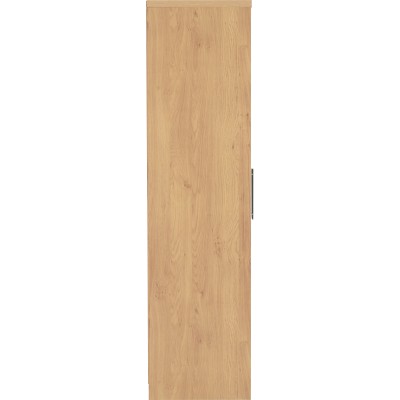 Seville 2 Door Wardrobe - Black  Gloss/L | Murphy Furniture