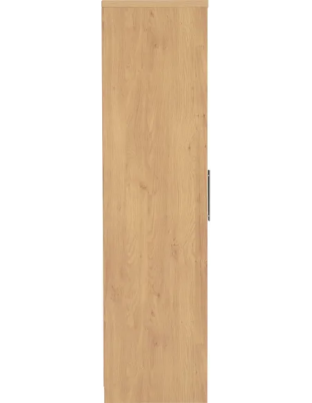 Seville 2 Door Wardrobe - Black  Gloss/L | Murphy Furniture