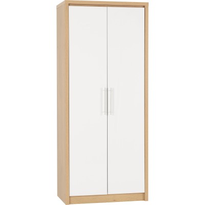 Seville Bedroom Set - White Gloss/Light | Murphy Furniture