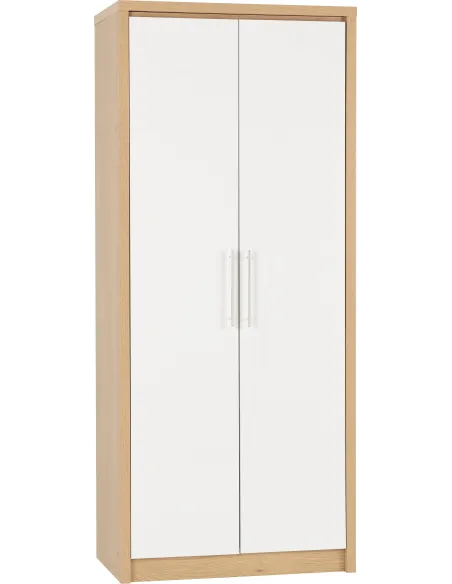 Seville Bedroom Set - White Gloss/Light | Murphy Furniture